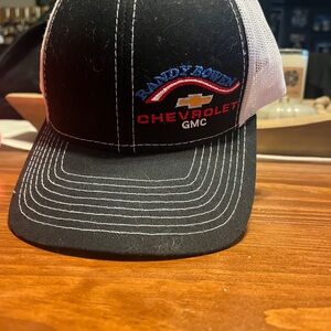 Chevrolet GMC Black and White Cap